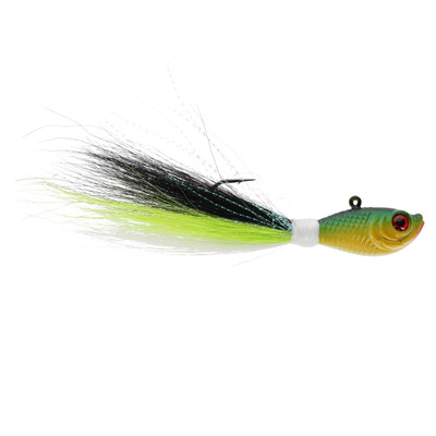 Head Hunter Bucktail Jig Olive Juice