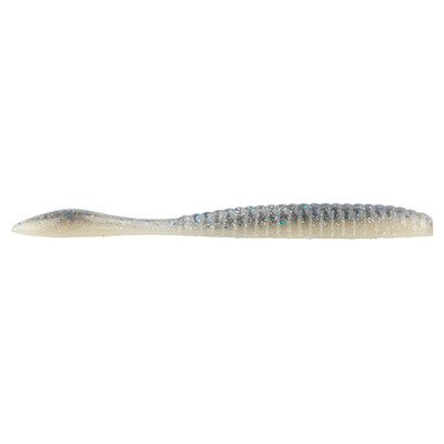 Berkley Lab Series Flat Worm Platinum Shad