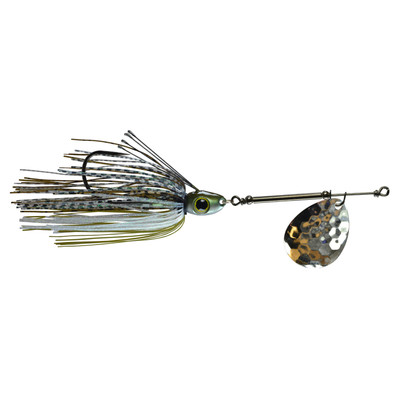 Picasso Lures All-Terrain Inline Spinner Nickel Blade - Green Pumpkin Gizzard Shad