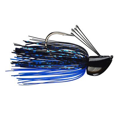Picasso Lures Hog Snatcher Flipping-Pitching Jig Black & Blue Shower