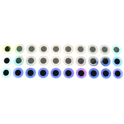 WTP Replacement Lure Eyes Silver Lazer