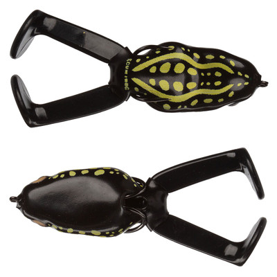 Scum Frog Big Foot 2 Topwater Frog Black Poison