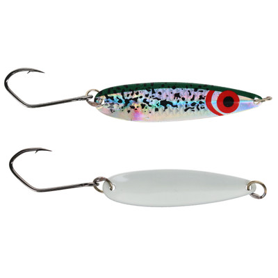 Silver Horde Kingfisher Trolling Spoon UV Glow Hammer Time