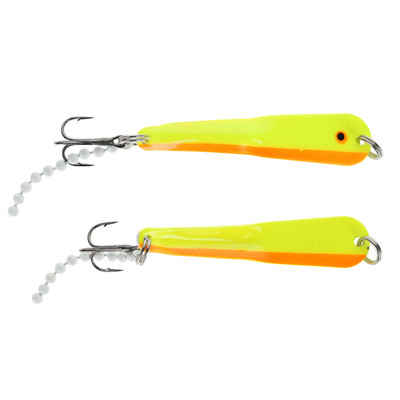 Iron Decoy Walleye Series Spoon Glow Chartreuse