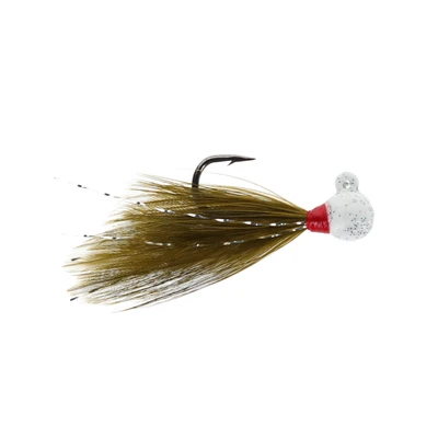 VooDoo Custom Tackle Yeet-er Feather Jig - Dirty Martini