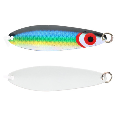 Silver Horde Kingfisher Slide Hammer Trolling Spoon UV Glow Salt Patrol