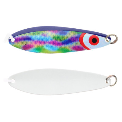 Silver Horde Kingfisher Slide Hammer Trolling Spoon UV Glow The Outdoor Line