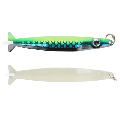 Silver Horde Coho Killer Slide Hammer Trolling Spoon UV Glow Herring Aide