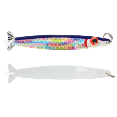 Silver Horde Coho Killer Slide Hammer Trolling Spoon UV Glow The Outdoor Line