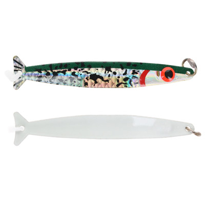 Silver Horde Coho Killer Slide Hammer Trolling Spoon UV Glow Hammer Time