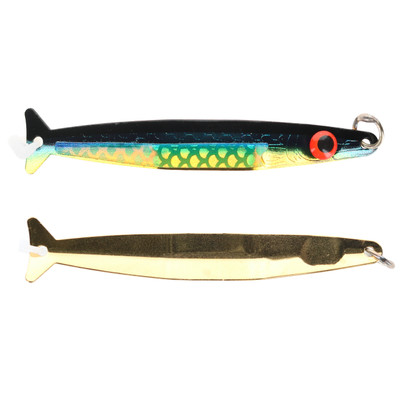 Silver Horde Coho Killer Slide Hammer Trolling Spoon UV Gold Rush Herring Aide