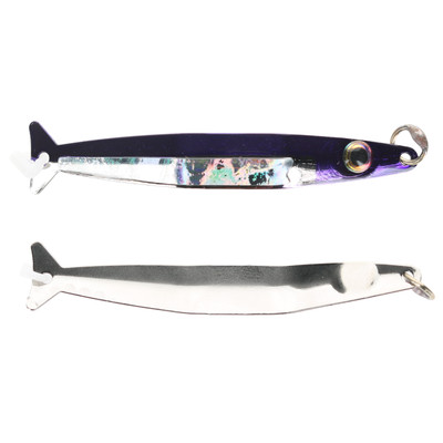 Silver Horde Coho Killer Slide Hammer Trolling Spoon UV Purple Haze