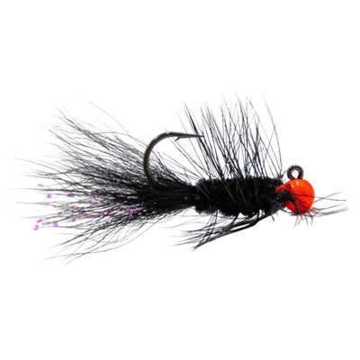Widow Maker Lures Tungsten Bugger Jig Orange-Black