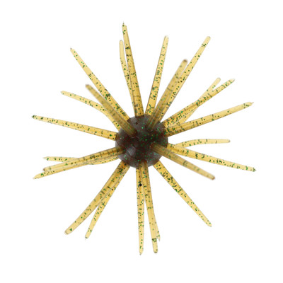 Queen Tackle Porcupine Ball Urchin Bait Green Pumpkin-Green