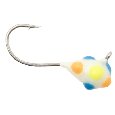 Clam Confetti Drop Tungsten Jig Wonderbread Glow