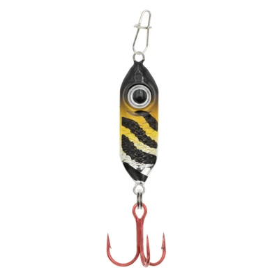 Clam Rattlin' Drop Tungsten Spoon - Silver Perch Tiger