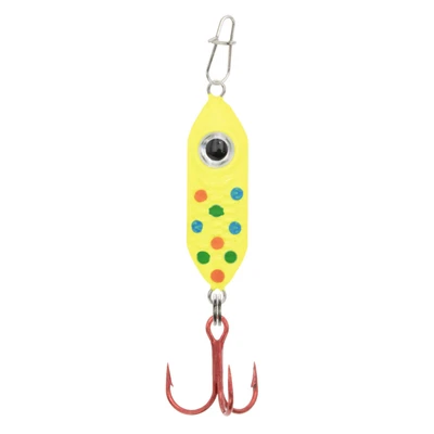 Clam Rattlin' Drop Tungsten Spoon - Chartreuse Wonderbread
