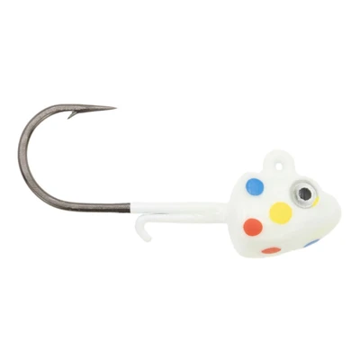 Clam Glide Drop Tungsten Jig - White Wonderbread