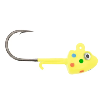 Clam Glide Drop Tungsten Jig - Chartreuse Wonderbread