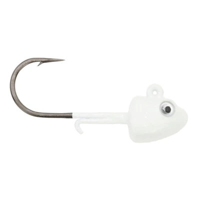 Clam Glide Drop Tungsten Jig - White