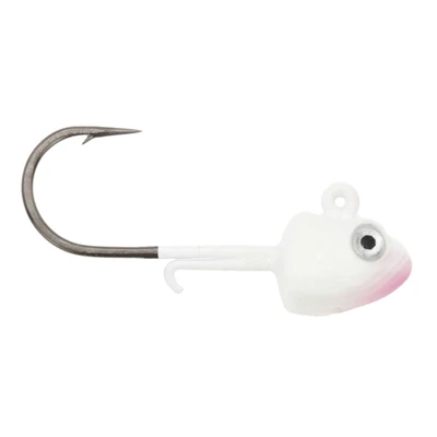 Clam Glide Drop Tungsten Jig - White-Pink