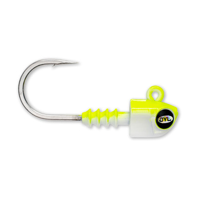 JYG Pro Swym Jig Head - Size 10/0 Highlighter - Pearl