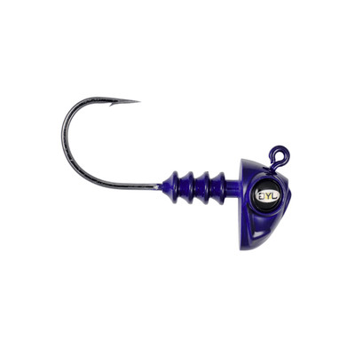 JYG Pro Chubby Jig Head - Size 7/0 Purple Rayne