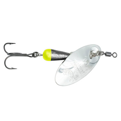 Panther Martin Custom Salmon & Steelhead Spinners Silver - Nickel & Chartreuse