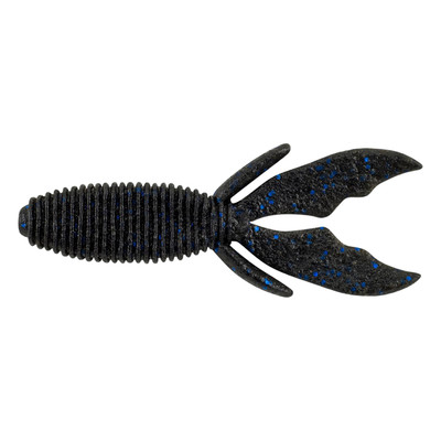 Berkley Powerbait MaxScent Creature Hawg Black Blue Fleck