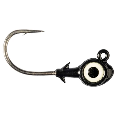 Z-Man Trout Eye X Jig Head - Black/Glow