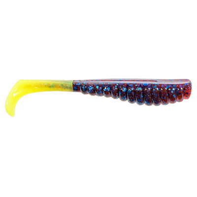 Z-Man Swimmin' Trout Trick Plum-Chartreuse Tail