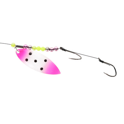 Dutch Fork Stainless Steel Willowleaf Ghost Blade Harness Pink Squirrel