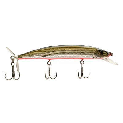 Hideup HU-Minnow 111FS Floating Swisher - Black Back Silver