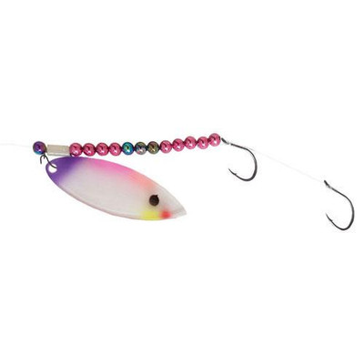 Dutch Fork Fluorocarbon Willowleaf Ghost Blade Harness Pink Panties