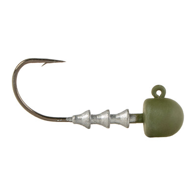 6th Sense Dome Jig Head Matte Green Pumpkin