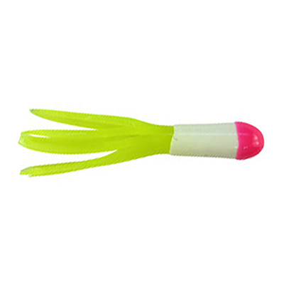 Southern Pro Tri Color Lit'l Hustler Soft Bait Pink/White/Chartreuse