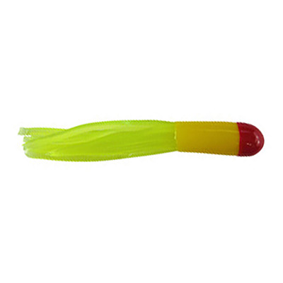 Southern Pro Tri Color Lit'l Hustler Soft Bait Red/Yellow/Chartreuse