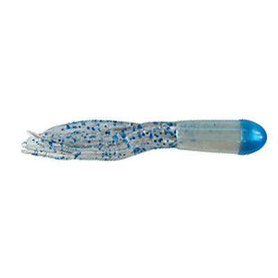 Southern Pro Tri Color Lit'l Hustler Soft Bait Blue/Pearl/Blue Sparkle