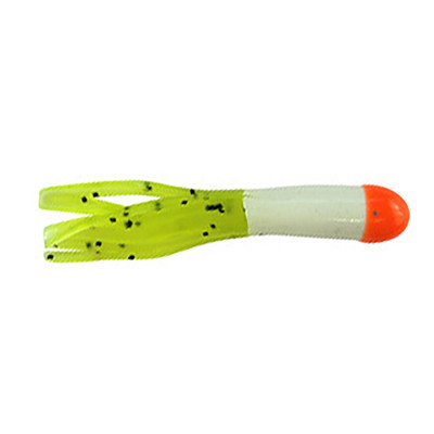 Southern Pro Tri Color Lit'l Hustler Soft Bait Orange/White/Chartreuse Pepper