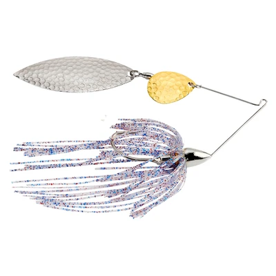 War Eagle Hammered Tandem Willow Spinnerbait - Firecracker - N