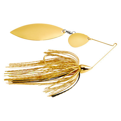 War Eagle Tandem Willow Spinnerbait - Gold Shiner