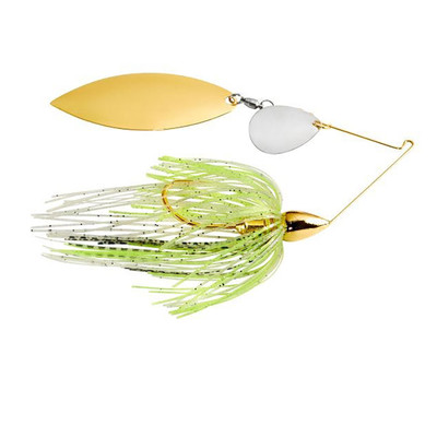 War Eagle Tandem Willow Spinnerbait - Gold Spot Remover