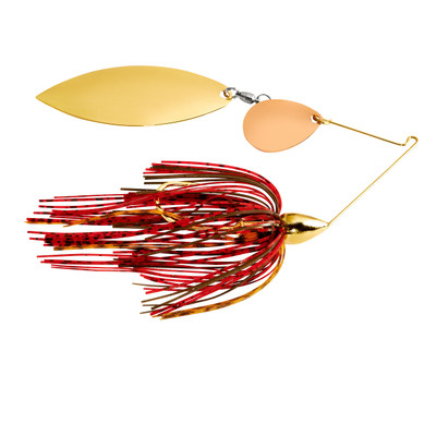 War Eagle Tandem Willow Spinnerbait - Crawdad