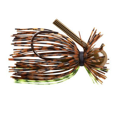 War Eagle Heavy Finesse Jig Green Pumpkin Chartreuse