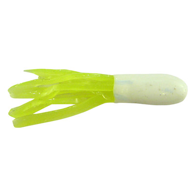 Southern Pro Lit'l Hustler Soft Bait White-Chartreuse