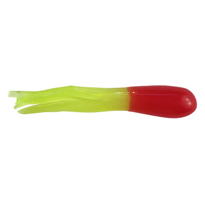 Southern Pro Lit'l Hustler Soft Bait Red-Chartreuse Sparkle