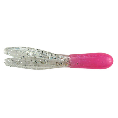 Southern Pro Lit'l Hustler Soft Bait Pink-Clear Sparkle