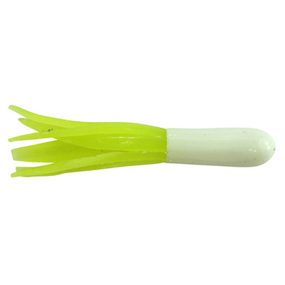 Southern Pro Glow Lit'l Hustler Soft Bait White/Chartreuse