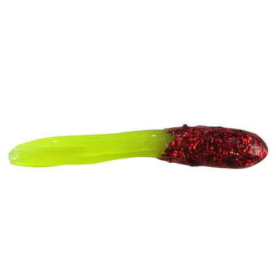 Southern Pro Scalehead Lit'l Hustler Soft Bait Red/Chartreuse