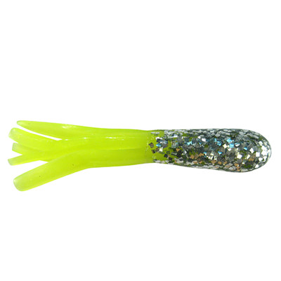 Southern Pro Scalehead Lit'l Hustler Soft Bait Silver/Chartreuse